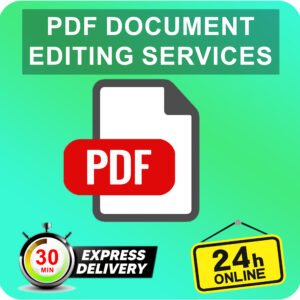 pdf document editing services