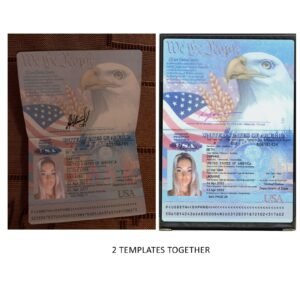 Download US Passport PSD Template and Enjoy Free Editing Services
