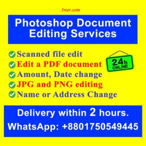 photoshop document editing services