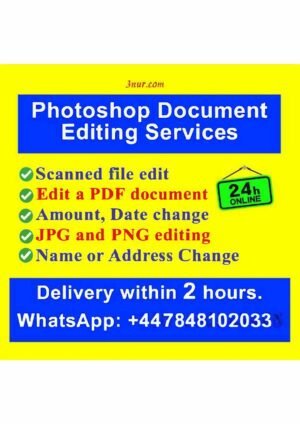 photoshop document editing services