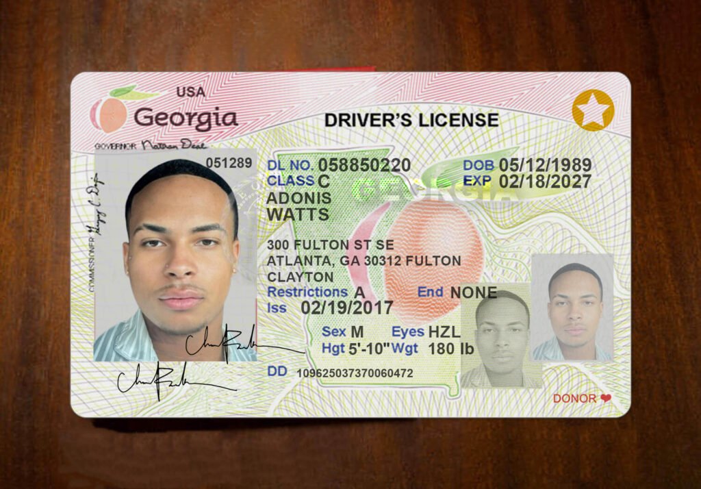 Usa georgia driver's license