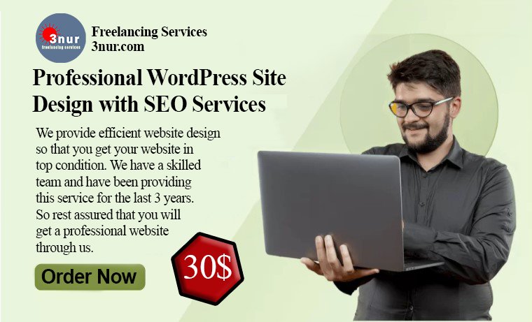 Professional WordPress Site Design With SEO Service