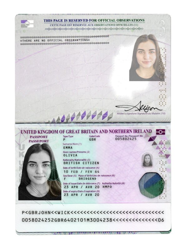 UK Passport New Template 2025 - Image 8