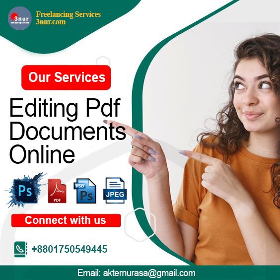 Editing Pdf Documents Online