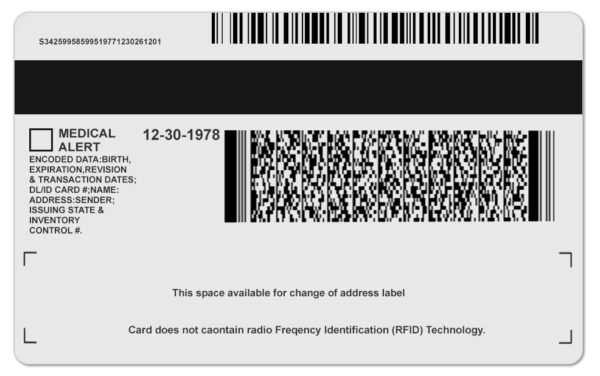 Michigan driver license (DL) template 2025 PSD