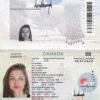 canada passport psd template 2025