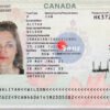 canada passport psd template 2025