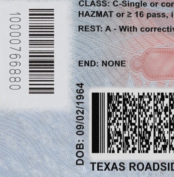 Texas Driver License PSD Template 2025 - Image 4