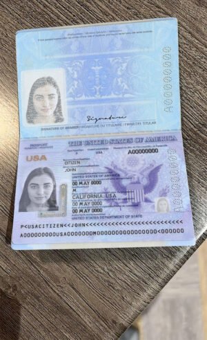 USA Passport PSD Template 2025