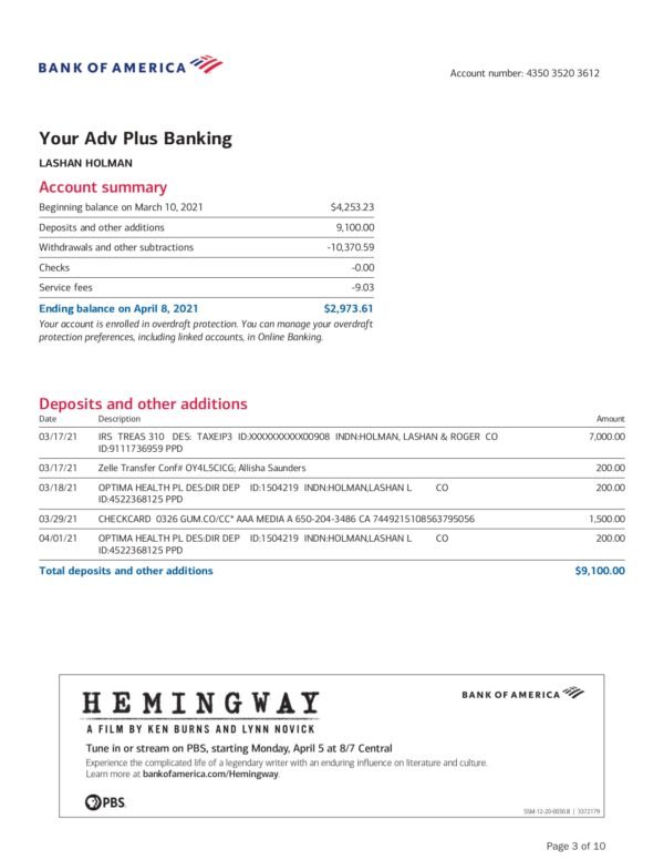Bank of America Customer Service Info Download & Editing Service - Image 3