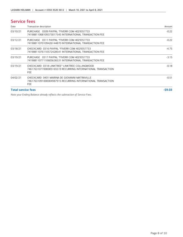 Bank of America Customer Service Info Download & Editing Service - Image 8