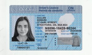 Ontario DL PSD Template 2025 – Editable & Instant Download