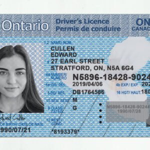 Ontario DL PSD Template 2025 – Editable & Instant Download