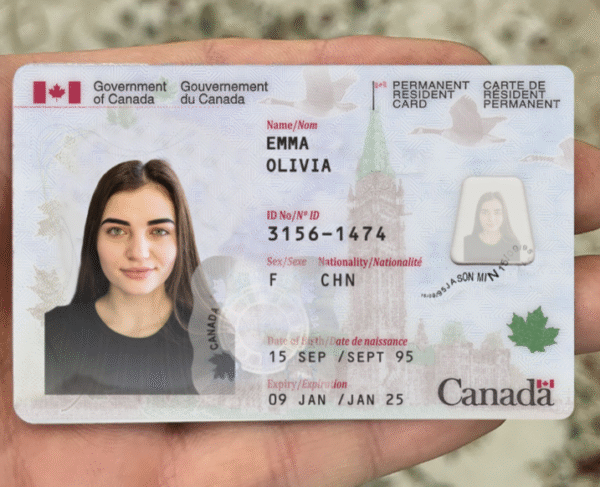 Canada PR Card PSD Template 2025 – Fully Editable & Instant Download - Image 4