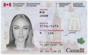 Canada PR Card PSD Template 2025 – Fully Editable & Instant Download