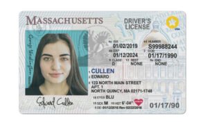 Massachusetts DL PSD Template – Instant Download & Editable