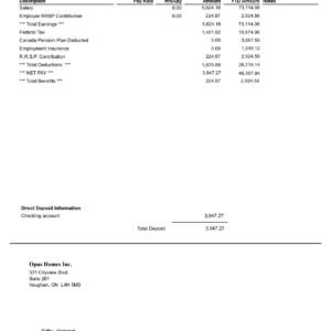 Opus Homes Payslip – Download & Edit PDF Instantly