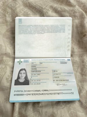Portugal Passport PSD Template – Editable Layered Download