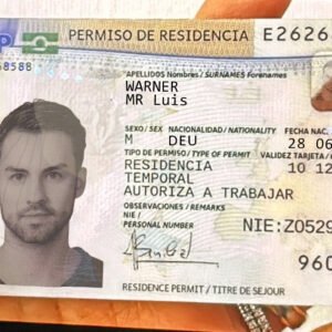 Spain ID Card PSD Template 2025 – Editable PSD File | Instant Download