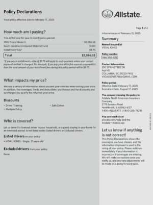 Allstate Editable PDF – Instant Insurance Form Download