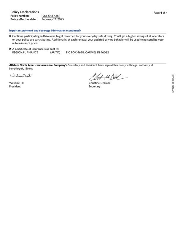 Allstate Editable PDF – Fillable Insurance Form - Image 5