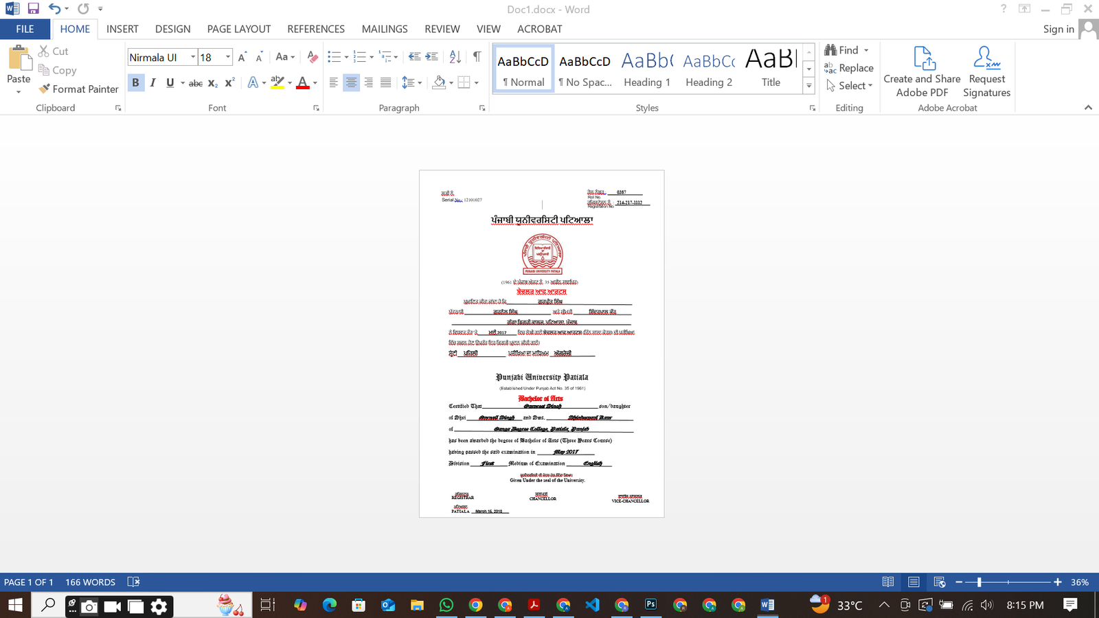 PDF to Word Conversion after Preview