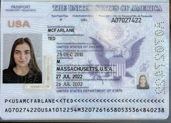 USA Passport V4 PSD Template - Editable, High-Quality Design with  Fonts - Image 5