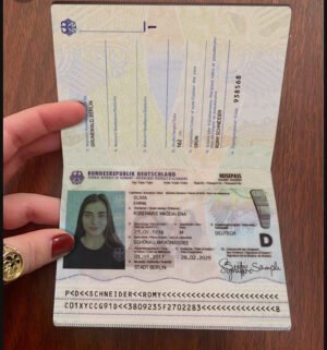 Germany Passport New Template - Editable, High-Quality Design