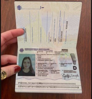 Germany Passport New Template – Editable, High-Quality Design