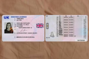 UK Driving License V1 PSD Template – Editable & Instant Download