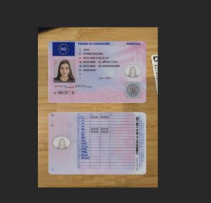Romania Driving Licence V2 PSD Template - Editable, High-Quality Design