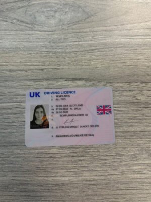 UK Driving License V1 PSD Template – Editable & Instant Downlo
