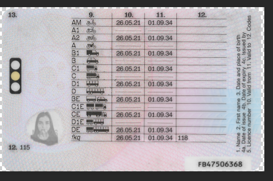 UK Driving License V1 PSD Template – Editable & Instant Download - Image 5