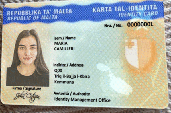 Malta ID Card PSD Template - Editable and High Quality Design - Image 4