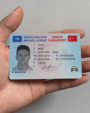 Turkey Driving Licence PSD Template - Editable, High-Quality Design