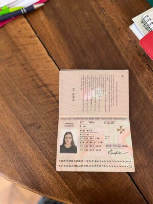 Malta Passport PSD Template - Editable, High-Quality Design