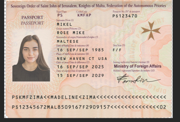 Malta Passport PSD Template - Editable, High-Quality  Design - Image 5