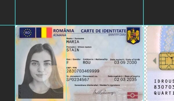 Romania ID Card PSD Template - Editable, High-Quality Design - Image 5
