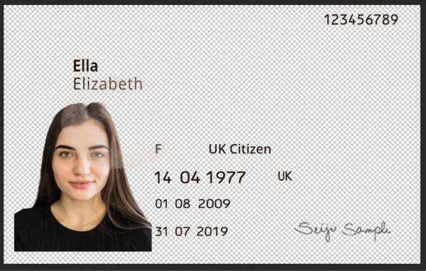 UK  ID Card PSD Template - Editable, High-Quality Design - Image 5