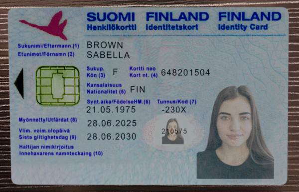 Finland ID Card PSD Template - Editable, High-Quality Design - Image 5