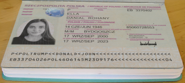 Poland Passport PSD Template - Editable, High-Quality Design - Image 3