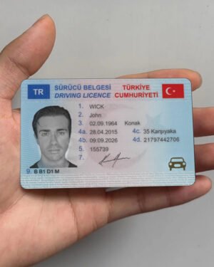 Turkey Driving Licence PSD Template - Editable, High-Quality Design