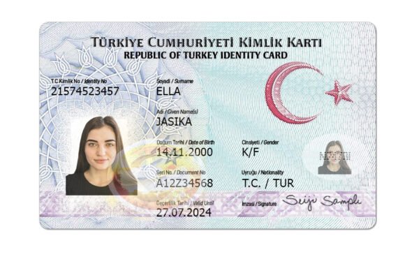 Turkey ID Card PSD Template - Editable, High-Quality Design - Image 5