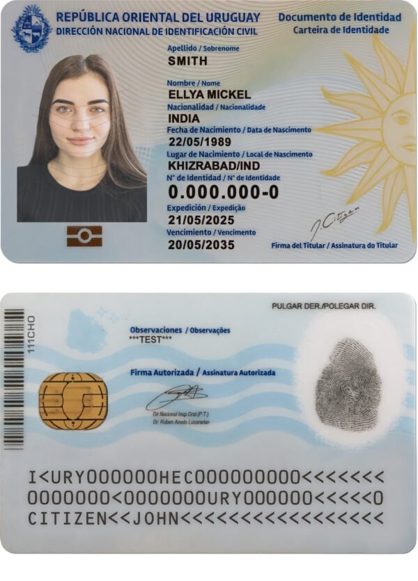 Uruguay ID Card PSD Template - Editable and High Quality Design - Image 5