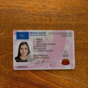 Poland Driving Licence V2 PSD Template - Editable, High-Quality Design