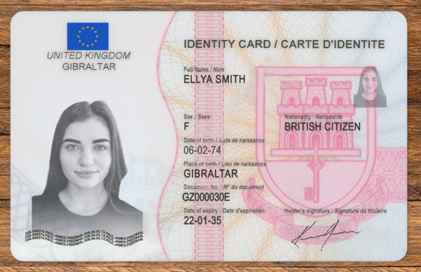 UK New ID Card PSD Template - Editable British Identity Card Design - Image 4