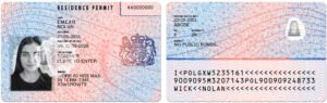 United Kingdom Residence Permit PSD Template - Editable, High-Quality Design