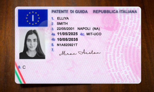 Italy Driving Licence PSD Template - Editable, Multi-Purpose Design - Image 3