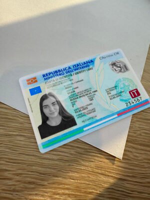 Italy ID Card PSD Template - Editable, Multi-Purpose Design