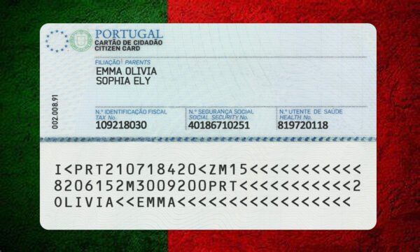 Portugal ID Card PSD Template - Editable, Multi-Purpose Design - Image 5